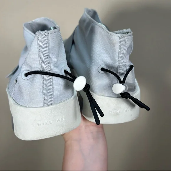 Nike Air Fear Of God Moccasin "Pure Platinum" Sneakers Size 11 - Picture 8 of 10